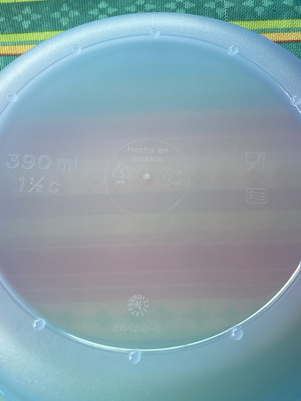 Tupperware Crystal Wave PLUS - set of 3 microwave bowls in blue - Picture 3 of 8